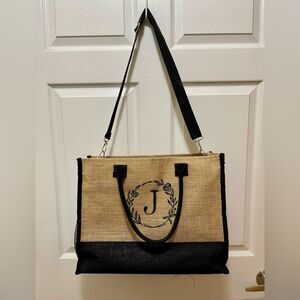 Straw Tote Bag Crossbody